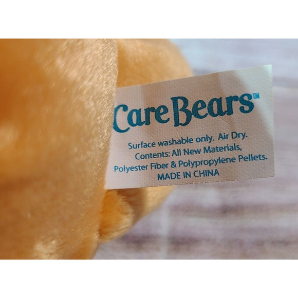 Vintage Care Bears Plush Orange Tender Heart Bear Stuffed Animal TCFC Play Along - Picture 4 of 4